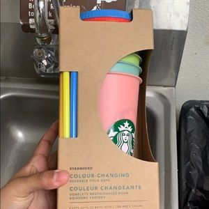 Starbucks Color changing cups (reusable cups)
